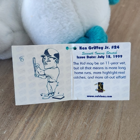 🧸 Ken Griffey Jr. #24 Salvino’s Bammers Bear – Seattle Mariners Plush - Picture 11 of 12